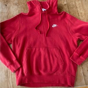 Nike Red Pullover Hoodie